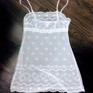 Victoria Secret White Night Slip